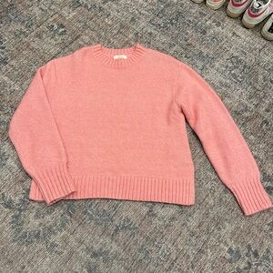H&M Coral Crew Neck Sweater